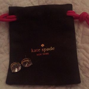 Kate spade earrings and pouch